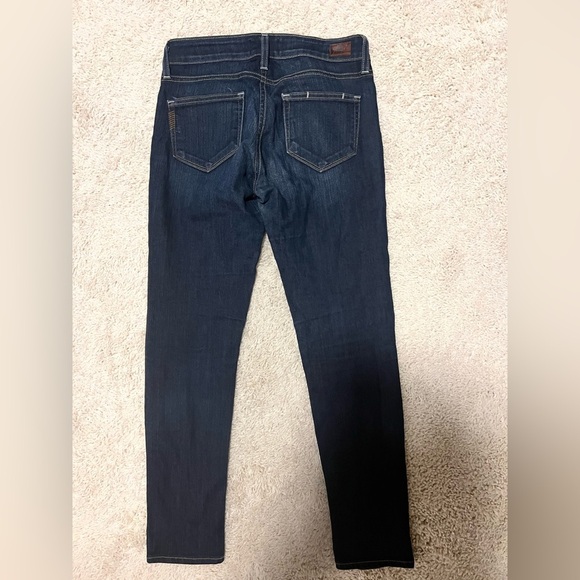 Paige Skyline Ankle Peg Skinny Jeans Dark Wash Size 25 - Picture 4 of 4